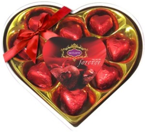 heart shaped valentine day gift