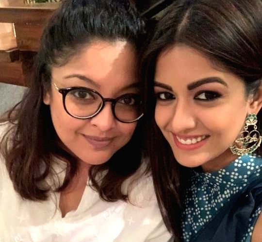 Ishita dutta with sister Tanushree dutta