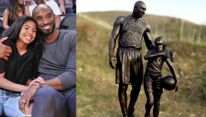 Kobe-Bryant-daughter-Gianna-statue