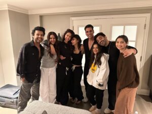 Mouni Roy with Bollywood Celebs