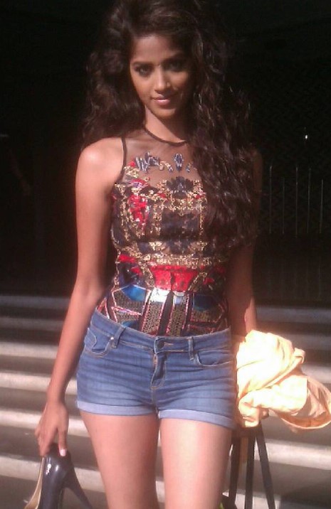T J Bhanu in 2015 after her first photoshoot after the 2014 Miss India pageant