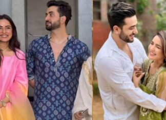 Aly Goni Breaks Silence on Viral Ganpati Celebration Video Aly Goni with his girlfriend Jasmin Bhasin