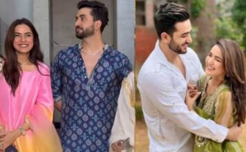 Aly Goni Breaks Silence on Viral Ganpati Celebration Video Aly Goni with his girlfriend Jasmin Bhasin