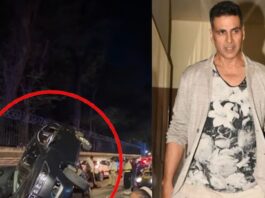 Akshay Kumar’s Escort Car Meets With Accident, Actor Safe akshay-kumar-accident