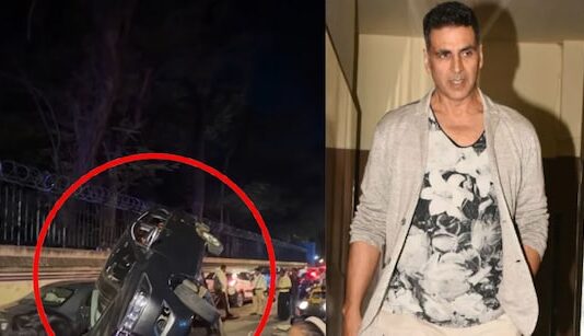 Akshay Kumar’s Escort Car Meets With Accident, Actor Safe akshay-kumar-accident