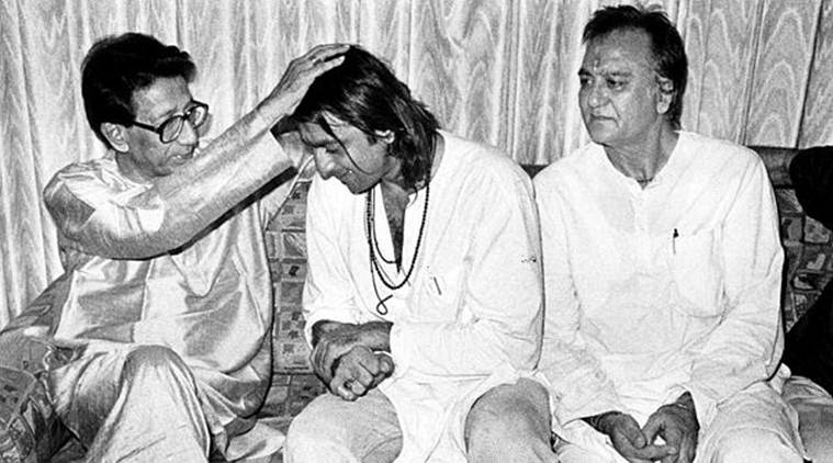 Bal Thackeray with sanjaydutt