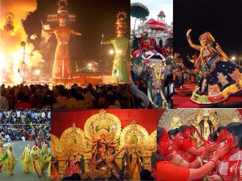 Dusshera or Dussehra celebrations