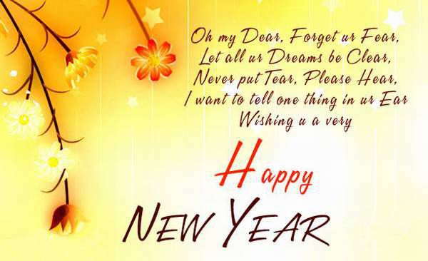 happy new year greeting cards